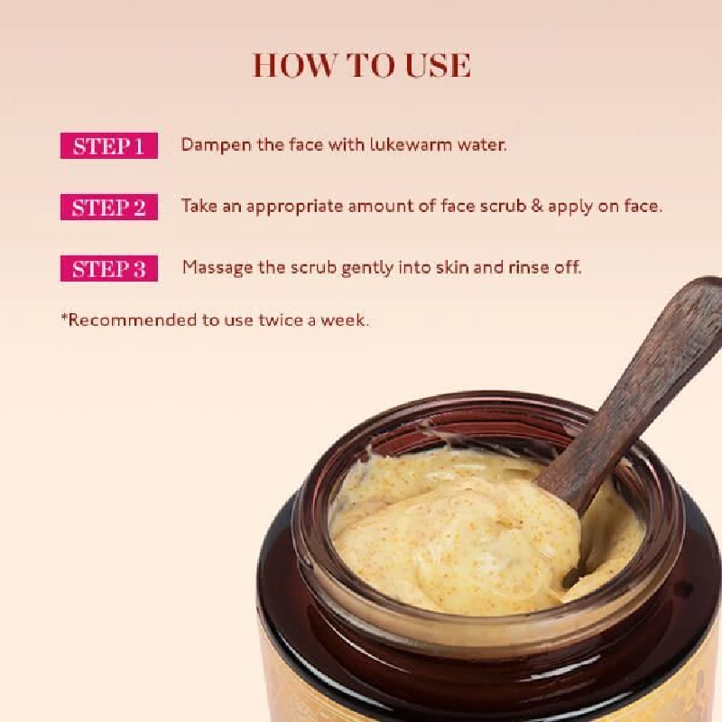 Kumkumadi Brightening Face Scrub, 8 g-6.webp